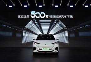 全球首家！比亞迪達成第500萬輛新能源汽車下線